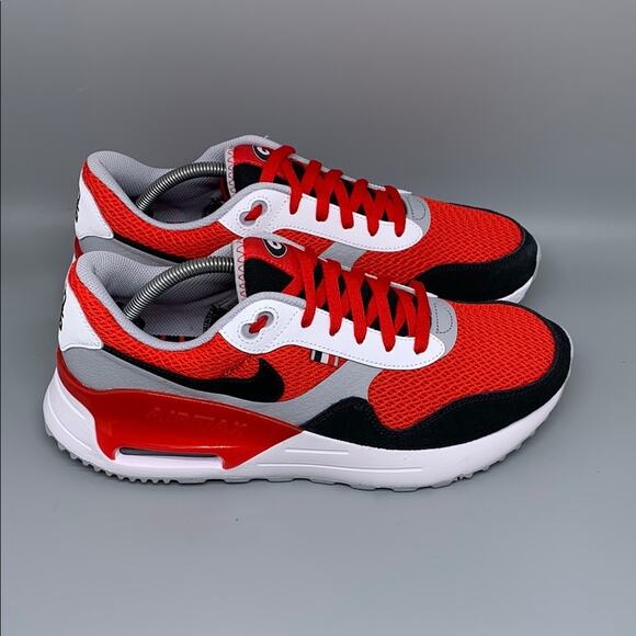 Nike Air Max SYSTM Red Georgia Running Shoes DZ7742-600 Men's Sz 11.5‎ NEW! - Picture 1 of 10